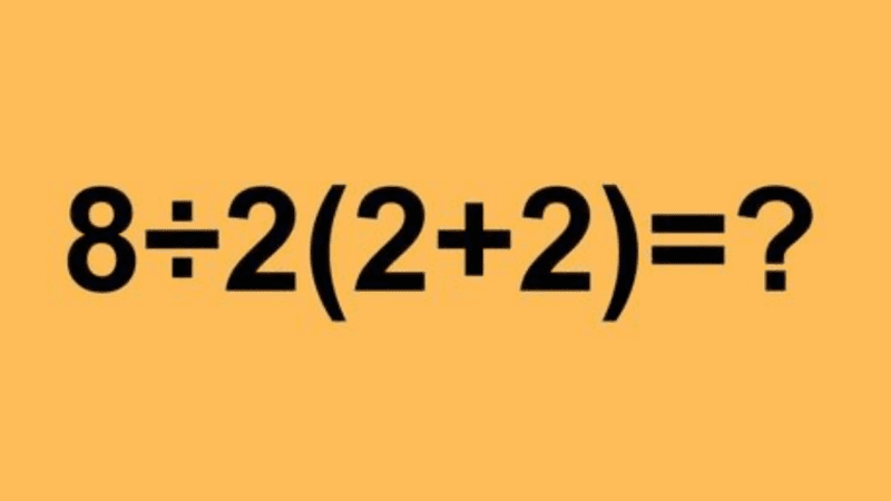 Um problema matemático gera debate: as pessoas não concordam sobre como resolvê-lo
